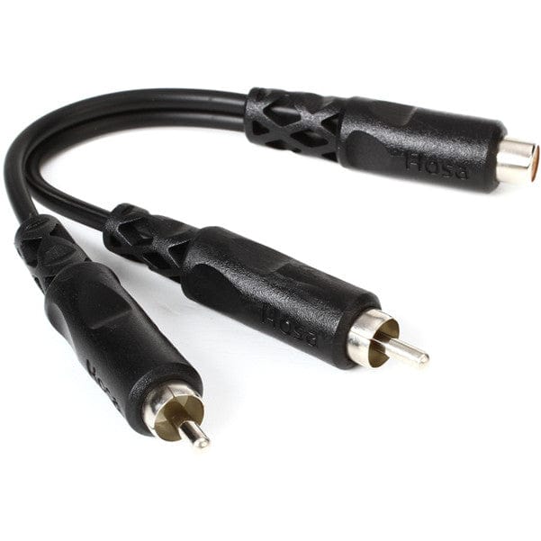 hosa cables and connectors hosa yra105 rca y cable 2 metres