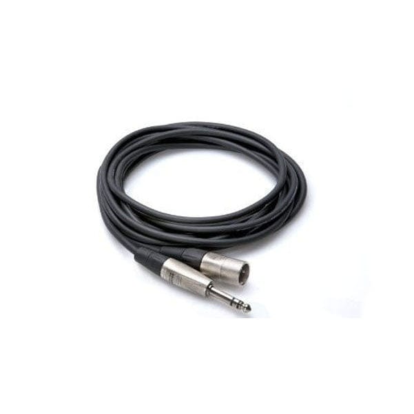Hosa Microphone Cables 5 ft Hosa REAN 1/4 in TRS to XLR3M Pro Balanced Interconnect Microphone Cable #size_15-ft