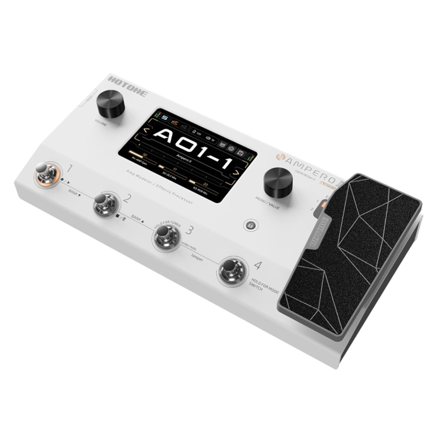 Hotone Guitar Processors Hotone Ampero II 2-Generation Multi Effects Guitar Processor