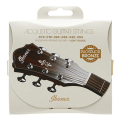 Ibanez Acoustic Guitar Strings Light Gauge - .012-.053 Ibanez Phosphor Bronze Coated Acoustic Guitar String