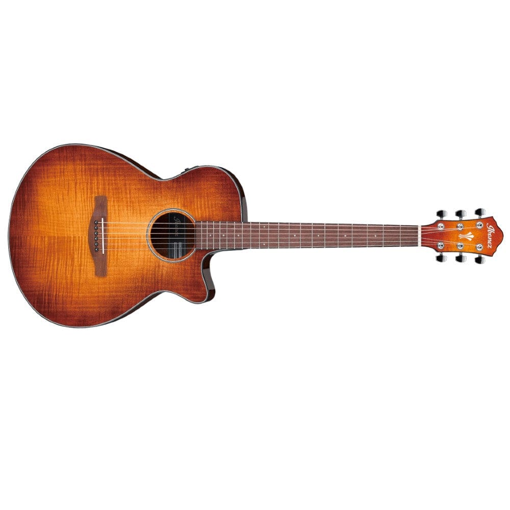 ibanez acoustic guitars ibanez aeg70 semi acoustic guitar   #color_vintage-violin-high-gloss