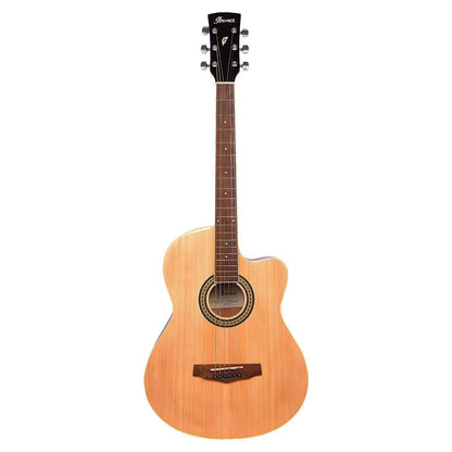ibanez acoustic guitars ibanez md39c-nt 39 inch cutaway acoustic guitar - open box