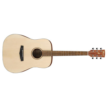 ibanez acoustic guitars open pore natural ibanez pf10 performance series acoustic guitar - open pore natural     
