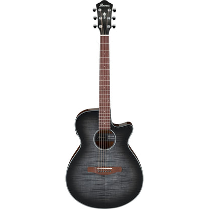 Ibanez Acoustic Guitars Transparent Charcoal Burst High Gloss Ibanez AEG70 Semi Acoustic Guitar 