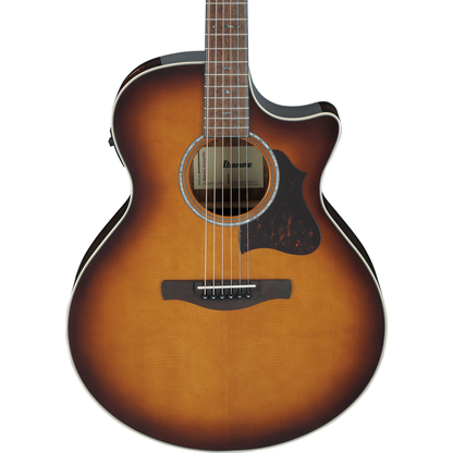 Ibanez Acoustic Guitars Vintage Mahogany Sunburst High Gloss Ibanez AE160 AE Series 6 String Electro Acoustic Guitar