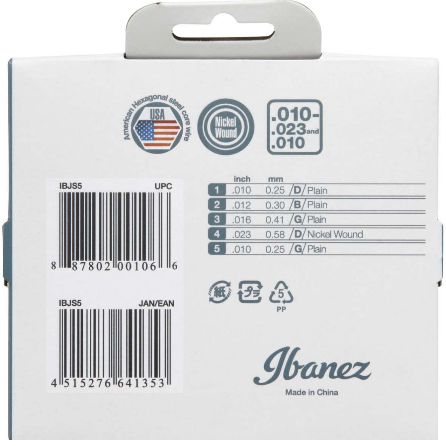 Ibanez Banjo Strings Ibanez IBJS5 Banjo String