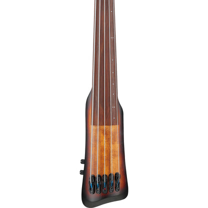Ibanez Bass Guitar Mahogany Oil Burst Ibanez UB805 5 String Electric Bass Guitar with Bag