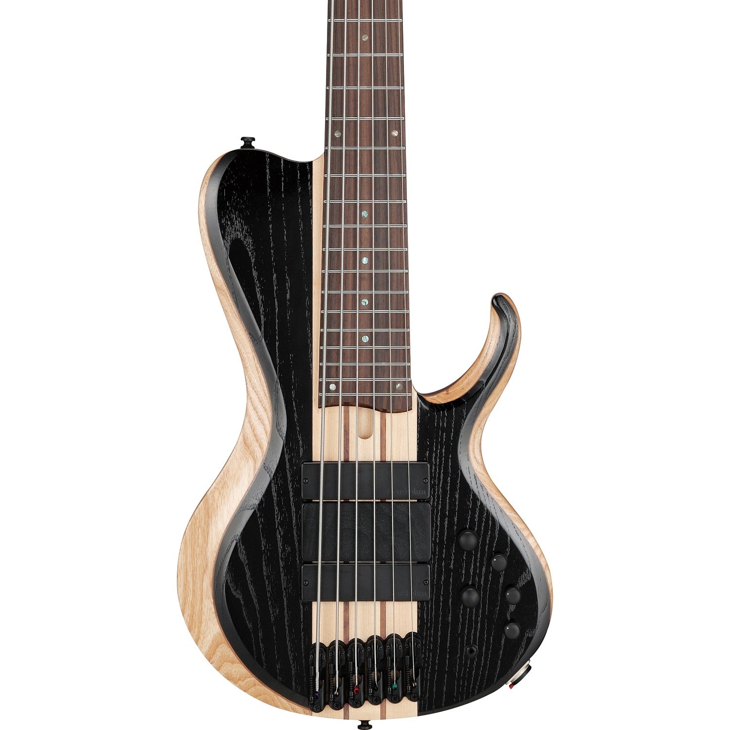 Ibanez Bass Guitar Weathered Black Low Gloss Ibanez BTB866SC 6 String Bass Guitar 