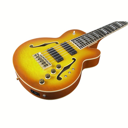 Ibanez Bass Guitars Autumn Leaf Burst Matte Ibanez TCB1006 Stephen Thundercat Bruner Signature 6 String Bass Guitar