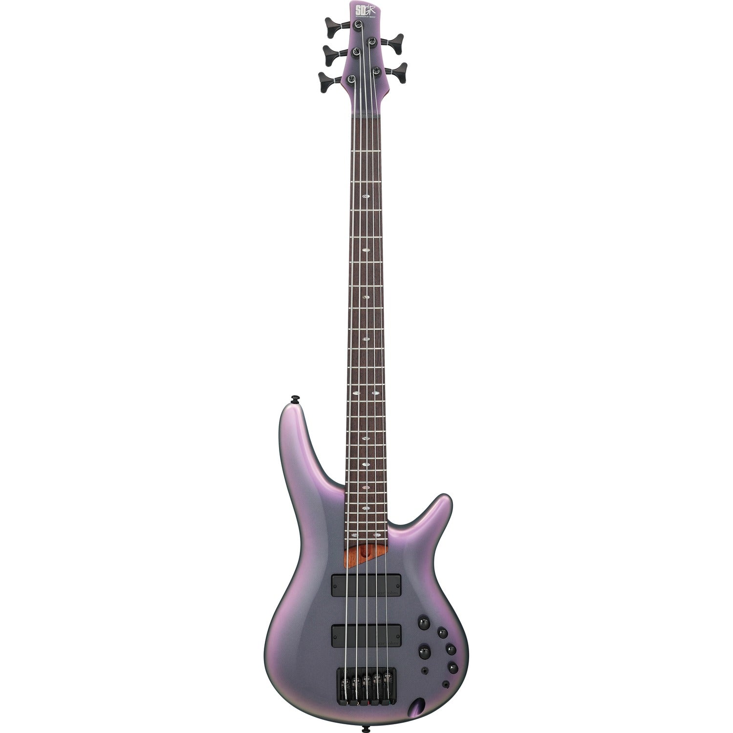 Ibanez Bass Guitars Black Aurora Burst Gloss Ibanez SR505E SR Standard Series 5-String Electric Bass Guitar