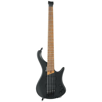Ibanez Bass Guitars Black Flat Ibanez EHB1005 Headless Electric 5 String Bass Guitar With Bag