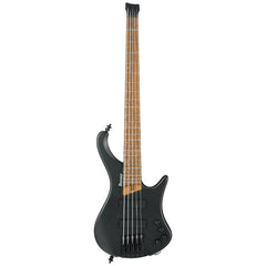 Ibanez Bass Guitars Black Flat Ibanez EHB1005 Headless Electric 5 String Bass Guitar With Bag