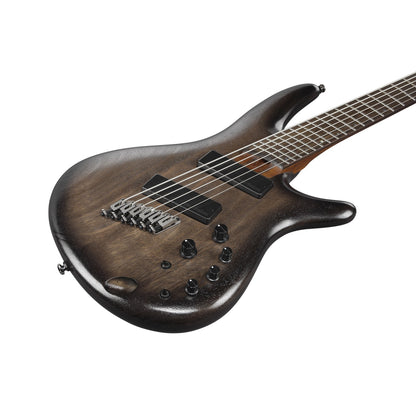Ibanez Bass Guitars Black Stained Burst Low Gloss Ibanez SRC6MS SR Series 6 String Bass Guitar - Black Stained Burst Low Gloss