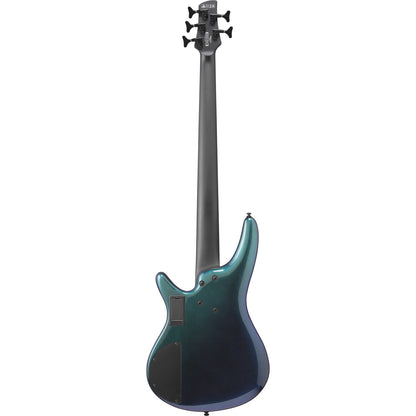 Ibanez Bass Guitars Blue Chameleon Ibanez SRMS725 5 String Electric Bass Guitar 