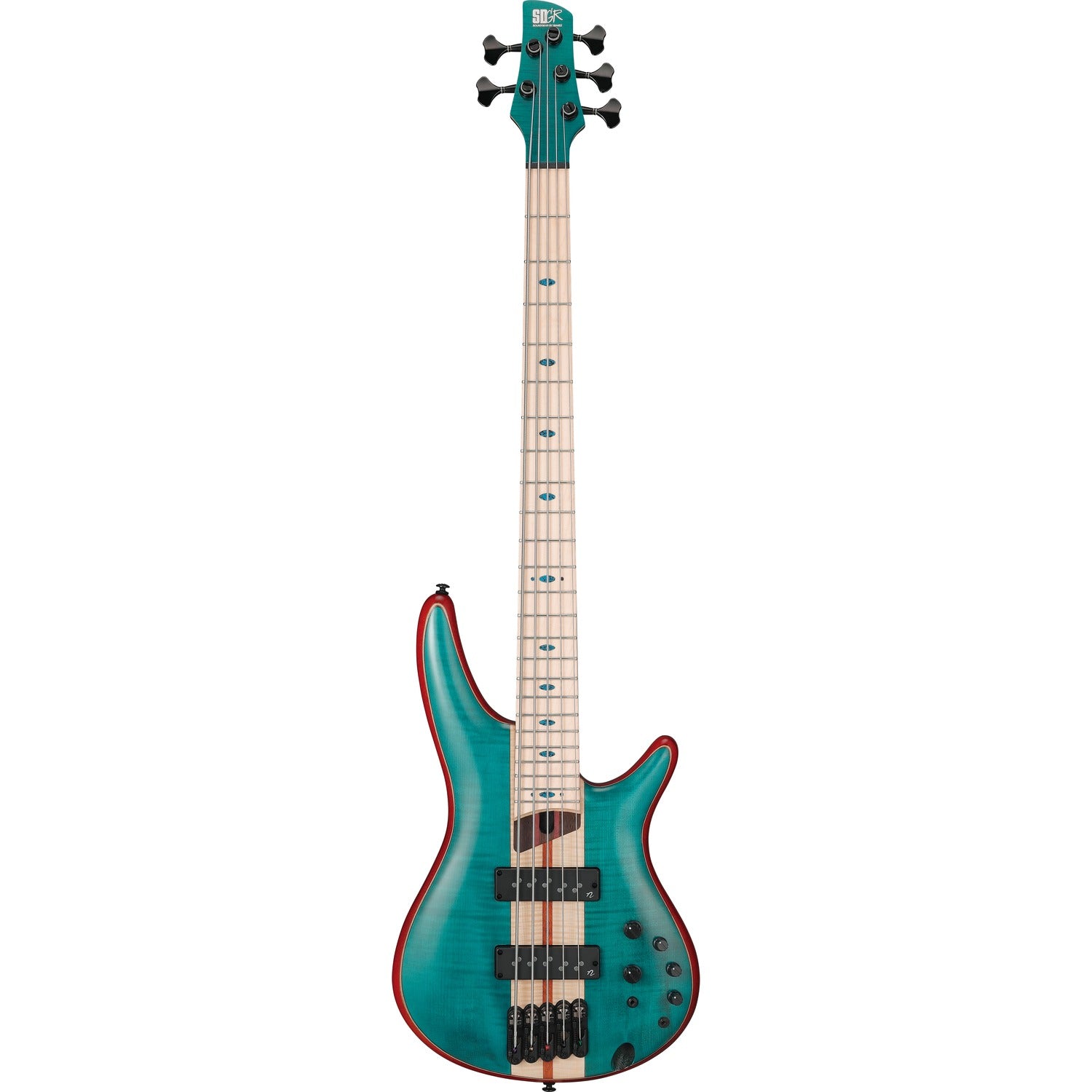 Ibanez Bass Guitars Caribbean Green Low Gloss Ibanez SR1425B 5 String Bass Guitar 