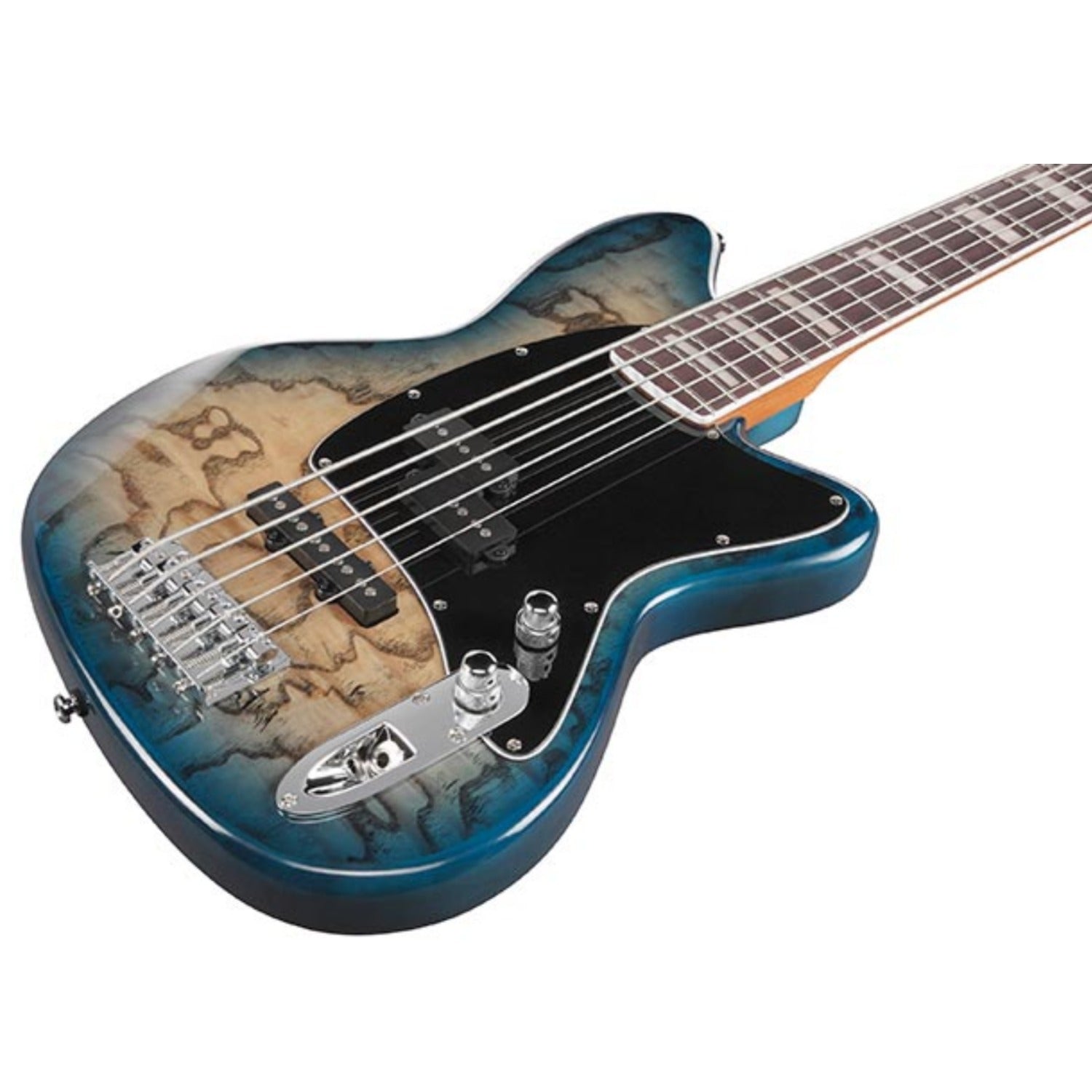 Ibanez Bass Guitars Cosmic Blue Starburst Ibanez TMB405TA Talman Series 5 String Electric Bass Guitar