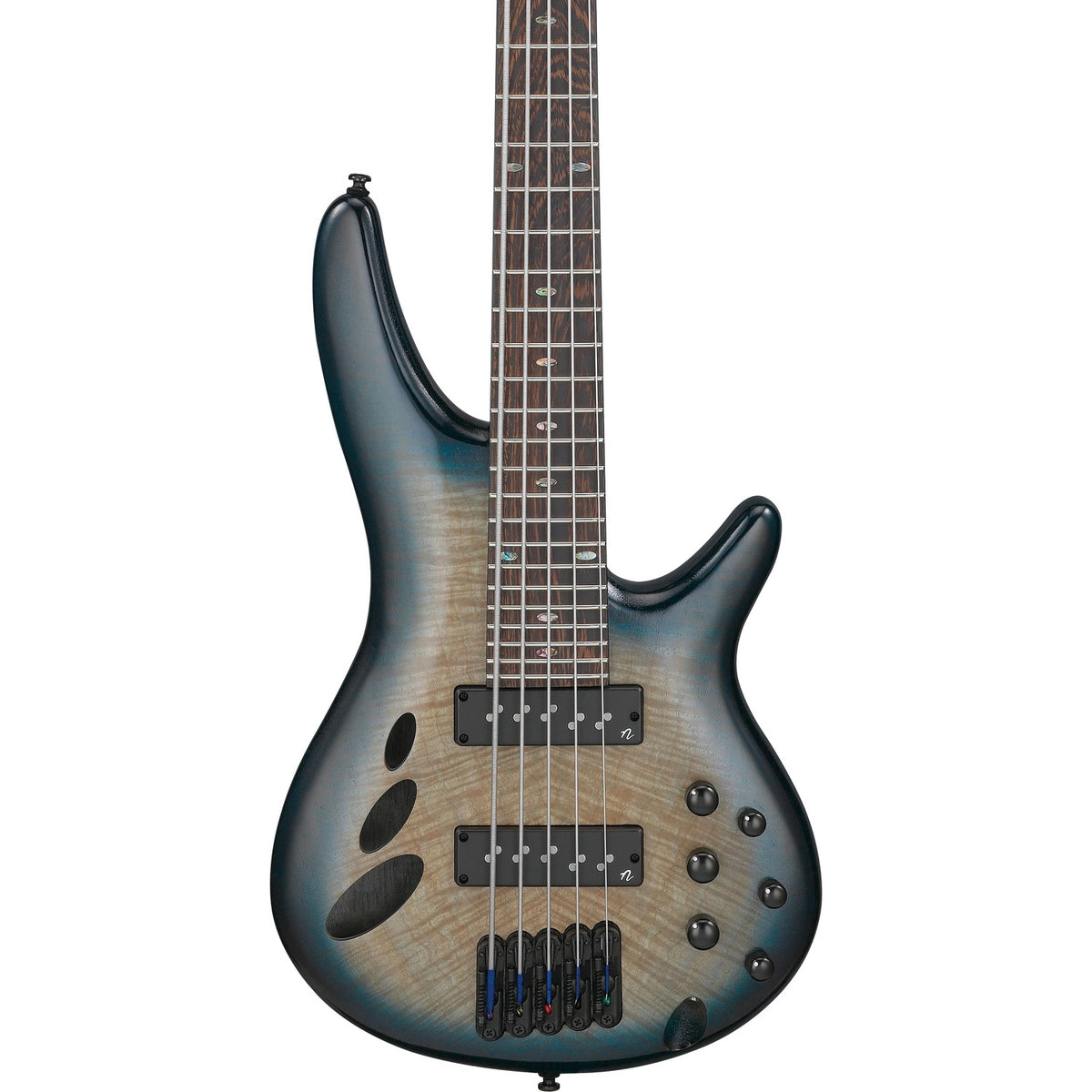 Ibanez Bass Guitars Cosmic Blue Starburst Low Gloss Ibanez SRD905 SR Series 5 String Bass Guitar