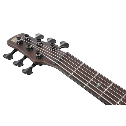 Ibanez Bass Guitars Dual Mocha Burst Flat Ibanez SR1356B 6 String Electric Bass Guitar with Gig bag