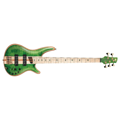 Ibanez Bass Guitars Emerald Green Low Gloss Ibanez SR Premium SR5FMDX 5 String Bass Guitar