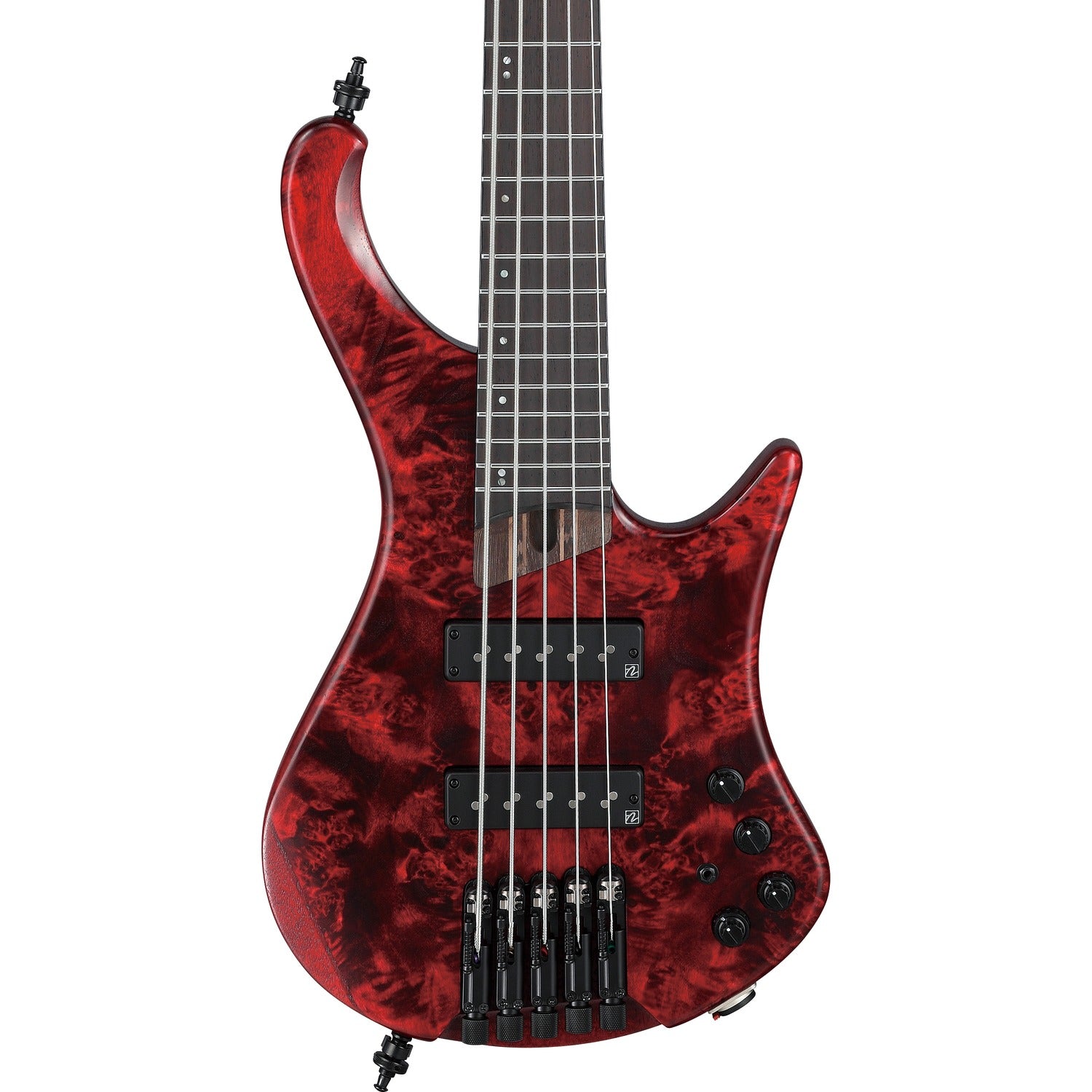 Ibanez Bass Guitars Ibanez EHB1505 Headless Electric 5 String Bass Guitar with Bag #color_stained-wine-red-low-gloss