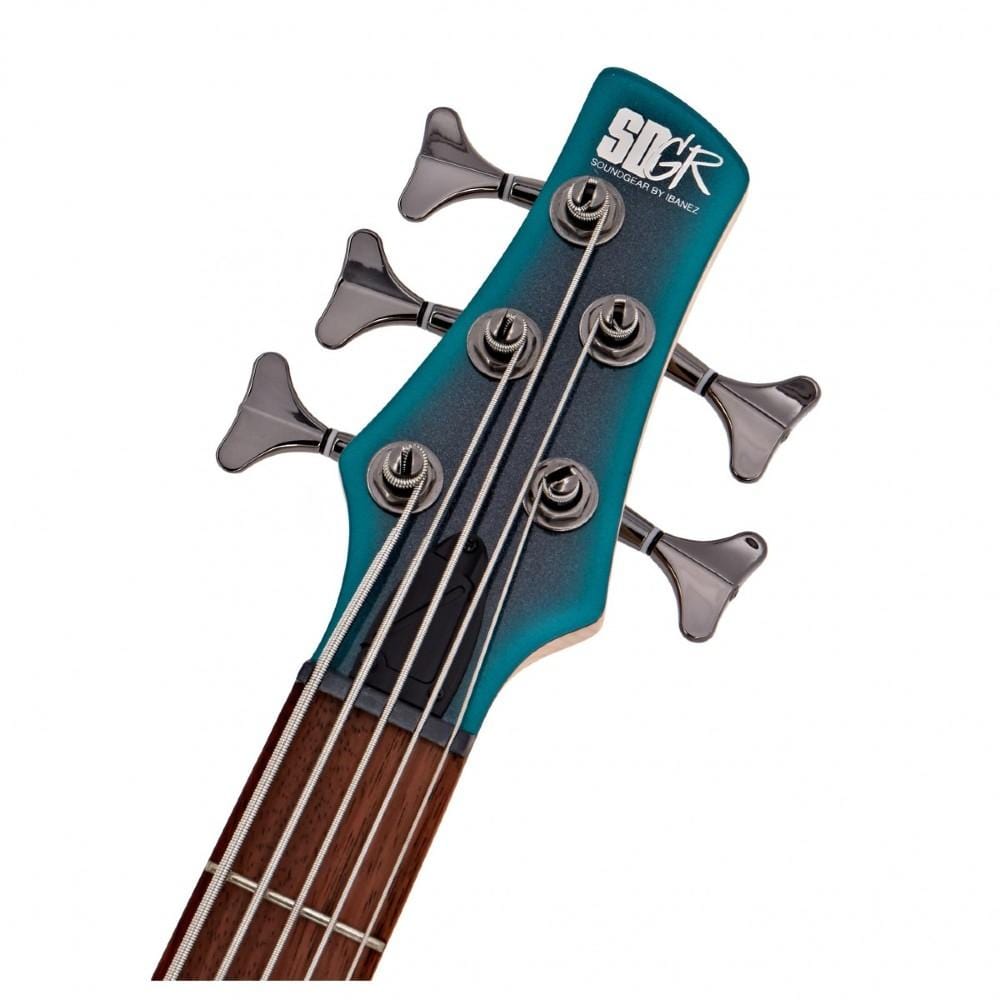 ibanez bass guitars ibanez sr standard series sr305e cub electric bass guitar- cerulean aura burst
