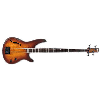 ibanez bass guitars ibanez sr workshop series srh500-def 4-string bass guitar - dragon eye burst flat