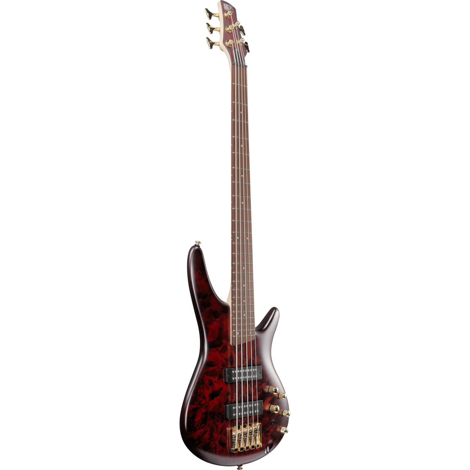 Ibanez Bass Guitars Ibanez SR305EDX 5 String Electric Bass Guitar #color_wine-red-frozen-matte
