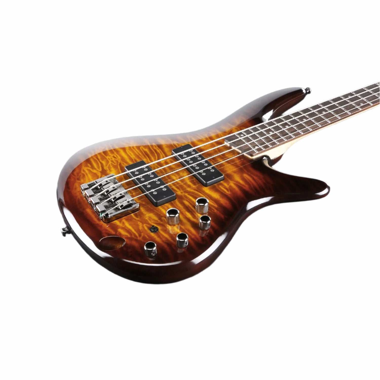 Ibanez Bass Guitars Ibanez SR400EQM 4-String Electric Bass Guitar - Jatoba Fretboard - Dragon Eye Burst
