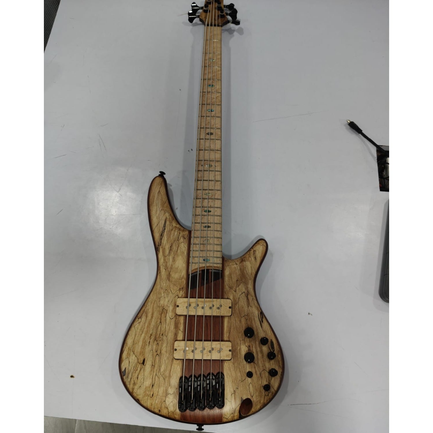 Ibanez Bass Guitars Ibanez SR5 SMLTD 5 String Limited Edition Bass Guitar - Natural Flat - Open Box