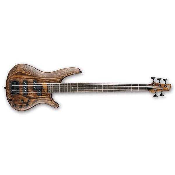 ibanez bass guitars ibanez sr655 5 string bass guitar - antique brown stained