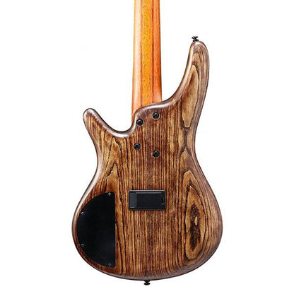 ibanez bass guitars ibanez sr655 5 string bass guitar - antique brown stained