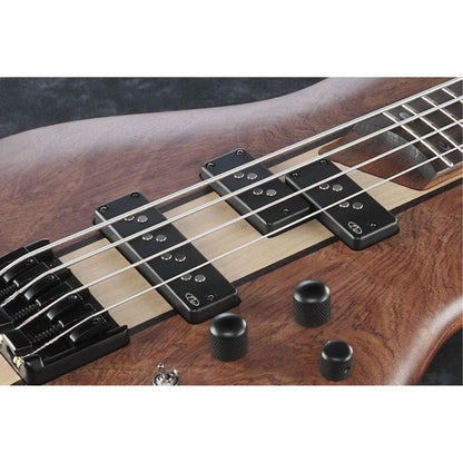 ibanez bass guitars ibanez sr655e-nnf bass electric guitar- natural browned burst flat