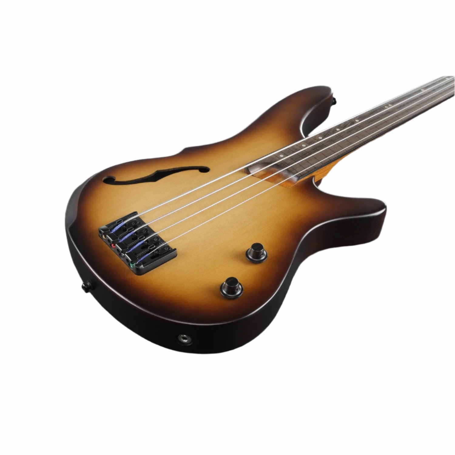 Ibanez Bass Guitars Ibanez SRH500F-NNF 4 String Fretless Bass Guitar - Natural Browned Burst Flat