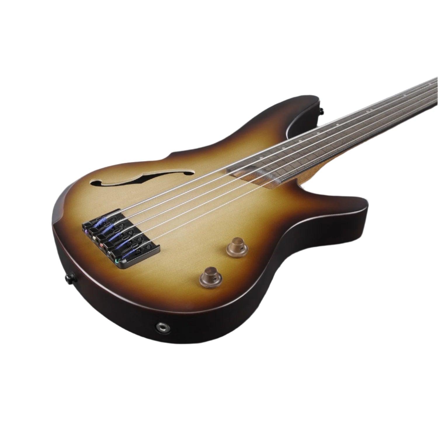 Ibanez Bass Guitars Ibanez SRH505F-NNF 5 String Bass Guitar - Natural Browned Burst Flat