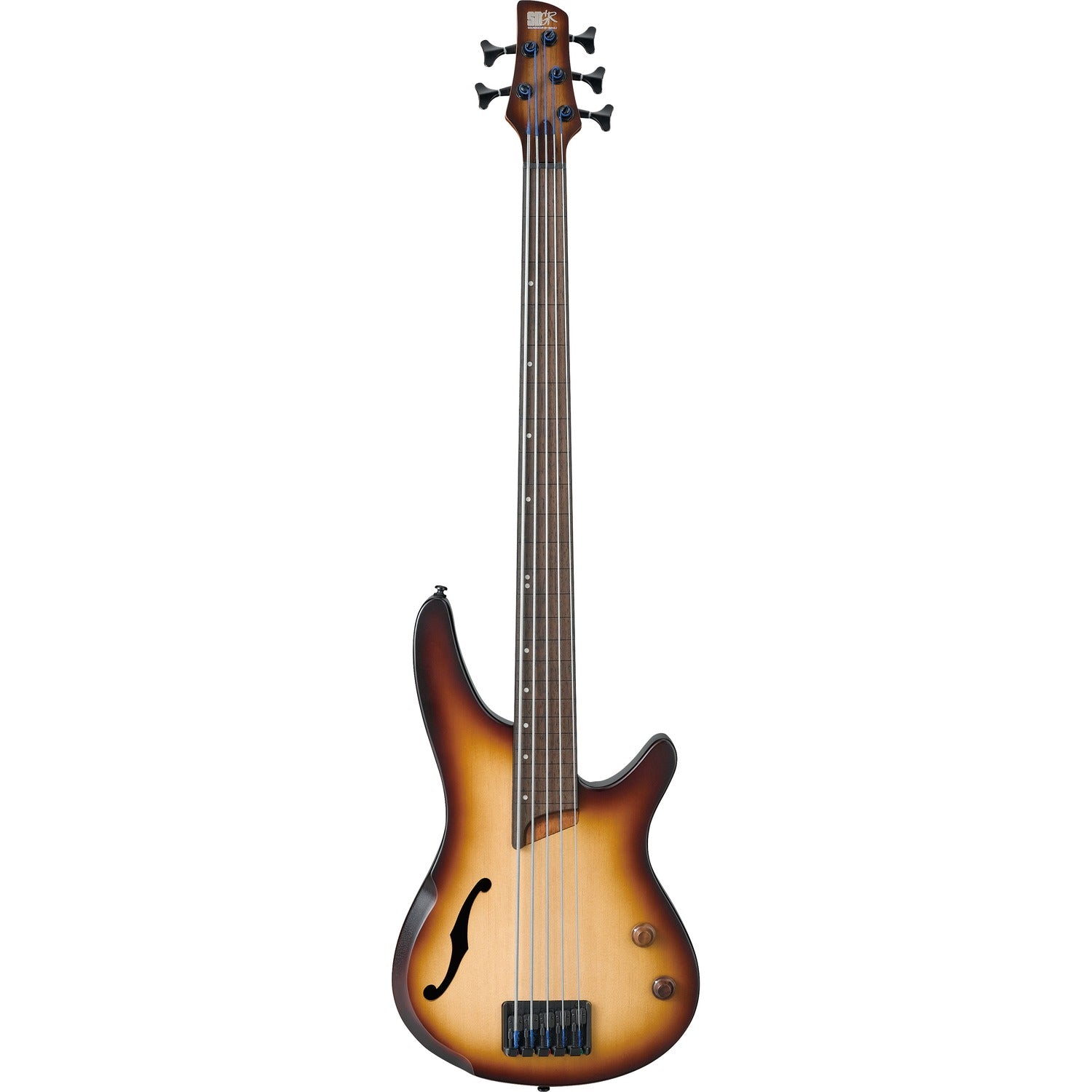 Ibanez Bass Guitars Ibanez SRH505F-NNF 5 String Bass Guitar - Natural Browned Burst Flat