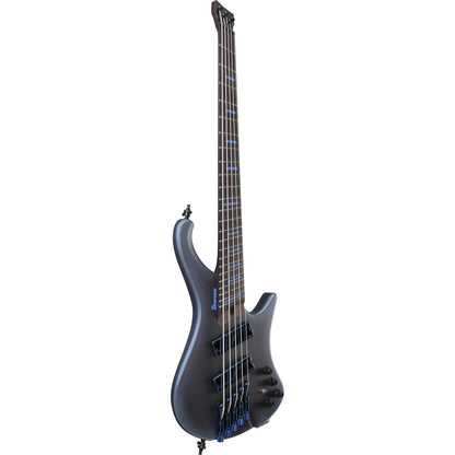 Ibanez Bass Guitars Midnight Arctic Ocean Matte Ibanez EHB5MSBSP EHB Series 5 String Bass Guitar