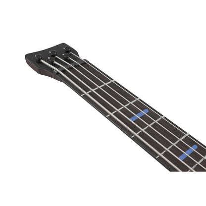 Ibanez Bass Guitars Midnight Arctic Ocean Matte Ibanez EHB5MSBSP EHB Series 5 String Bass Guitar