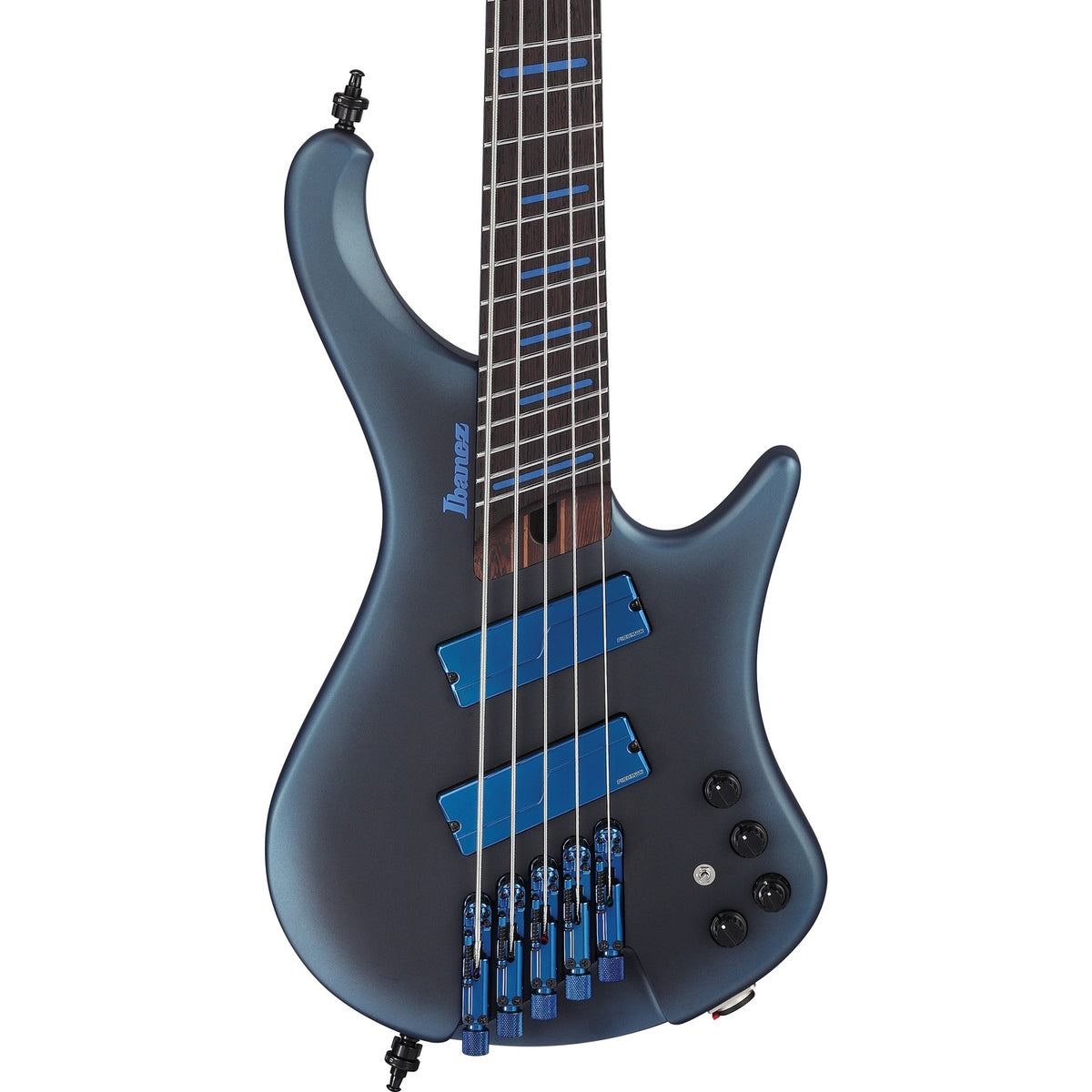 Ibanez Bass Guitars Midnight Arctic Ocean Matte Ibanez EHB5MSBSP EHB Series 5 String Bass Guitar