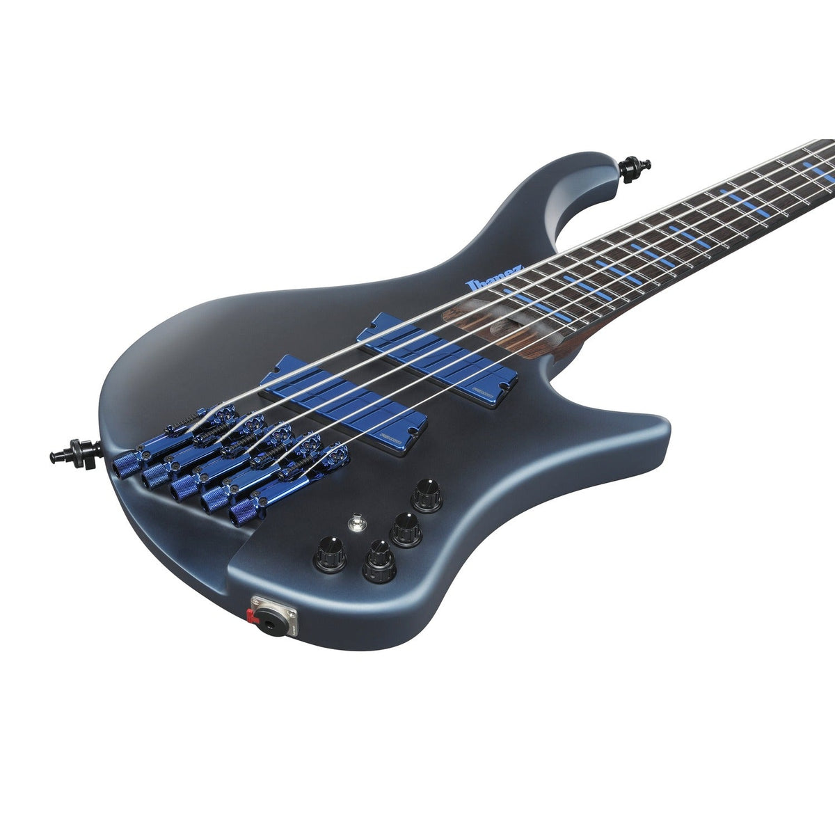 Ibanez Bass Guitars Midnight Arctic Ocean Matte Ibanez EHB5MSBSP EHB Series 5 String Bass Guitar