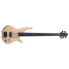 Ibanez Bass Guitars Natural Flat Ibanez GWB1005 Gary Willis Signature 5 String Fretless Bass Guitar