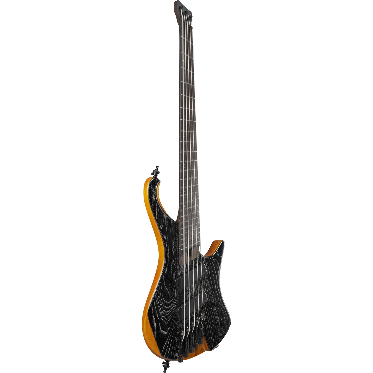 Ibanez Bass Guitars Silver Wave Black Low Gloss Ibanez EHB1135MS EHB Series 5 String Bass Guitar