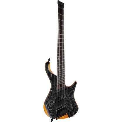 Ibanez Bass Guitars Silver Wave Black Low Gloss Ibanez EHB1135MS EHB Series 5 String Bass Guitar