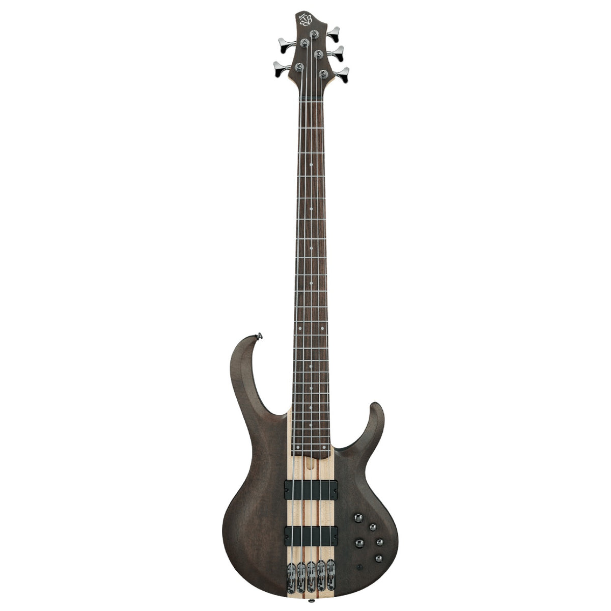 Ibanez Bass Guitars Transparent Gray Flat Ibanez BTB605 BTB Series 5 String Bass Guitar