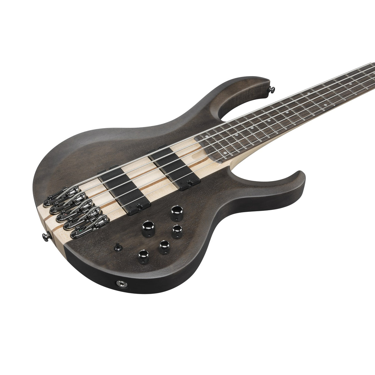 Ibanez Bass Guitars Transparent Gray Flat Ibanez BTB605 BTB Series 5 String Bass Guitar