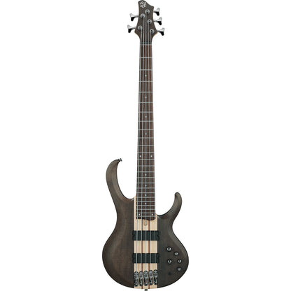 Ibanez Bass Guitars Transparent Gray Flat Ibanez BTB605 BTB Series 5 String Bass Guitar