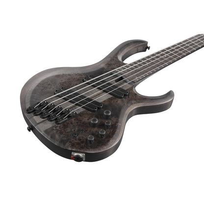 Ibanez Bass Guitars Transparent Gray Flat Ibanez BTB805MS Bass Electric Guitar with Case