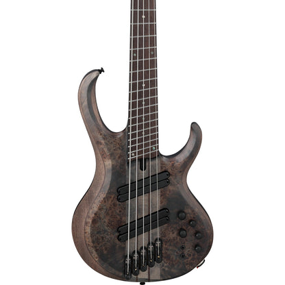 Ibanez Bass Guitars Transparent Gray Flat Ibanez BTB805MS Bass Electric Guitar with Case