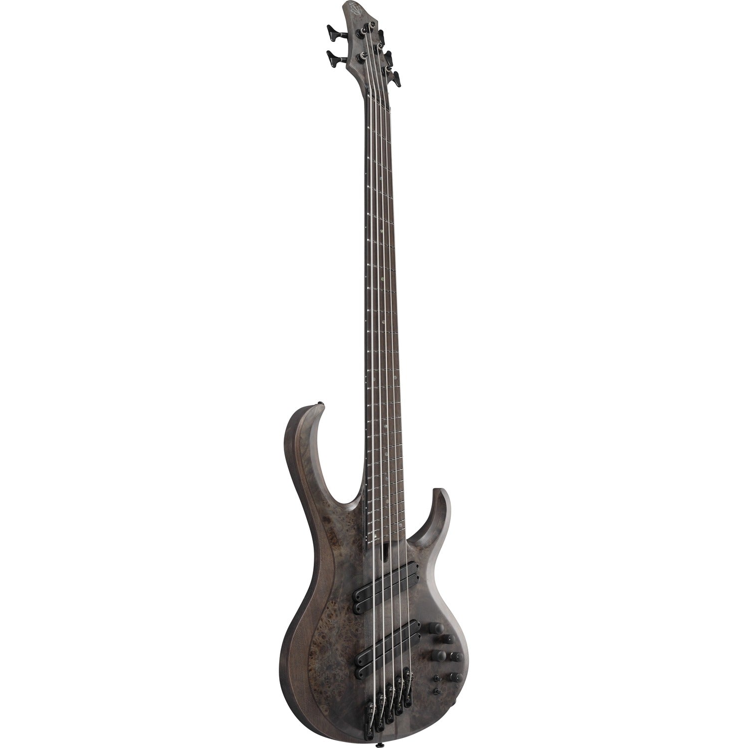 Ibanez Bass Guitars Transparent Gray Flat Ibanez BTB805MS Bass Electric Guitar with Case