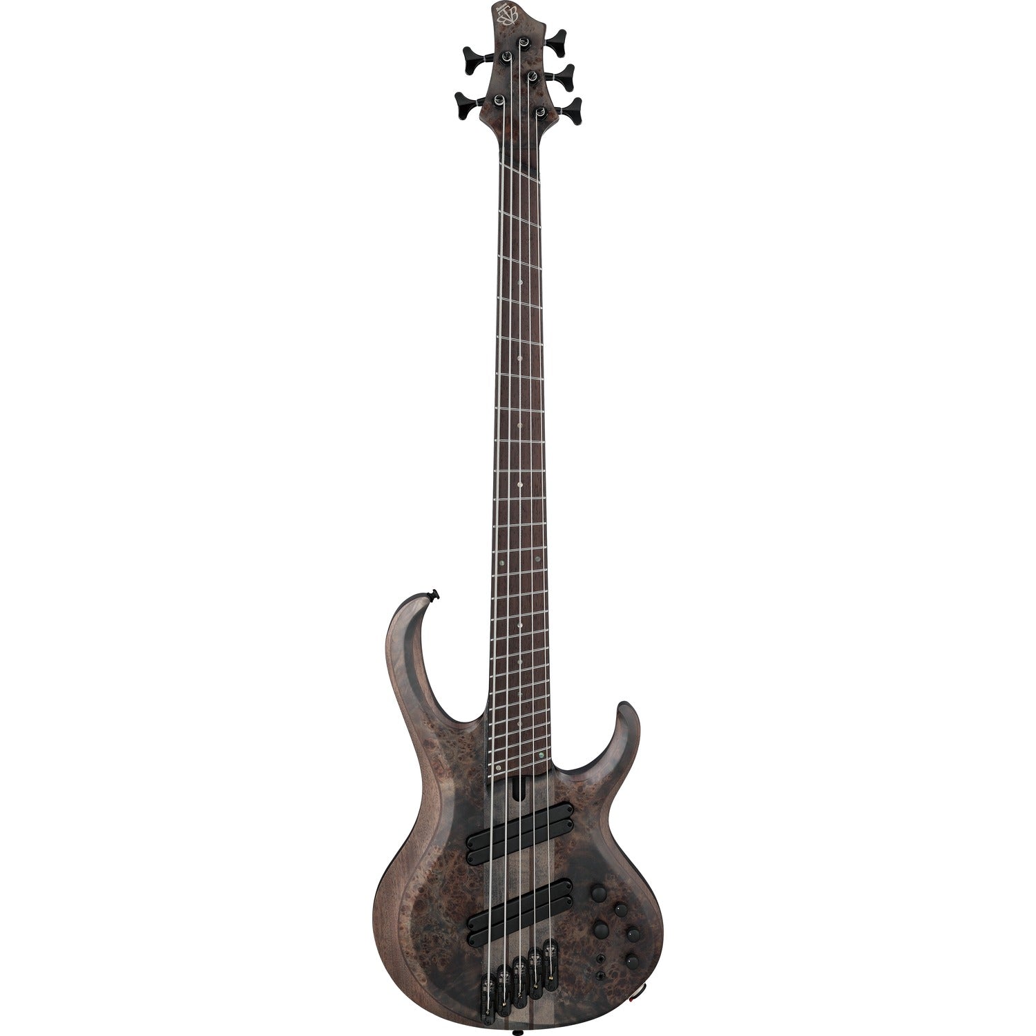 Ibanez Bass Guitars Transparent Gray Flat Ibanez BTB805MS Bass Electric Guitar with Case
