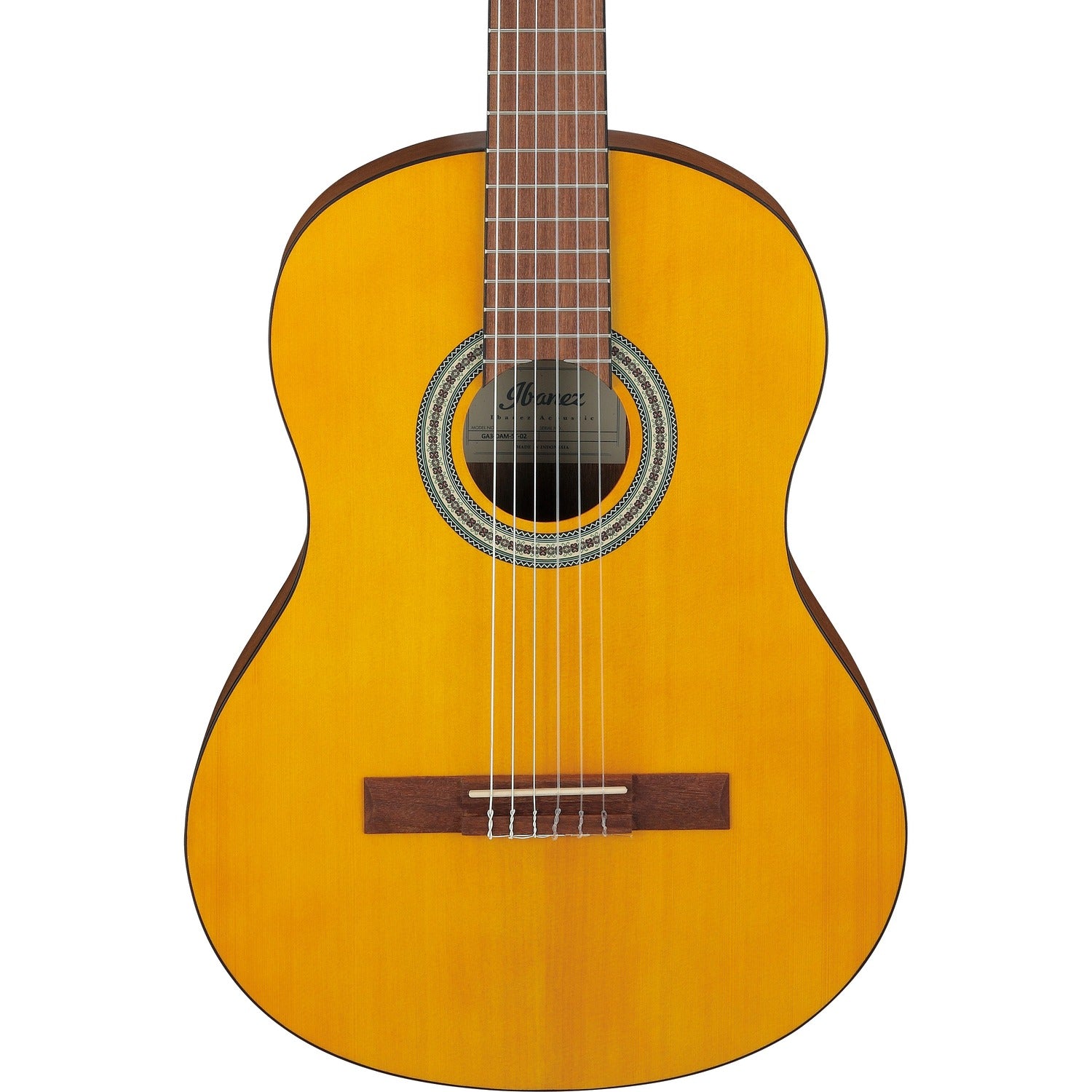Ibanez Classical Guitars Open Pore Amber Ibanez GA3 6 String Classical Guitar 
